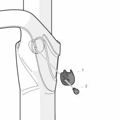 Guía De Cable Para Horquillas Öhlins - Endubikes -Bicicletas comercio Guia de cable para horquillas Ohlins