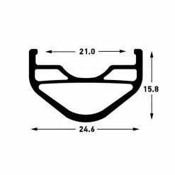 STAN´S NOTUBES ARCH EX - Endubikes -Bicicletas comercio No tubes Arch EX perfil