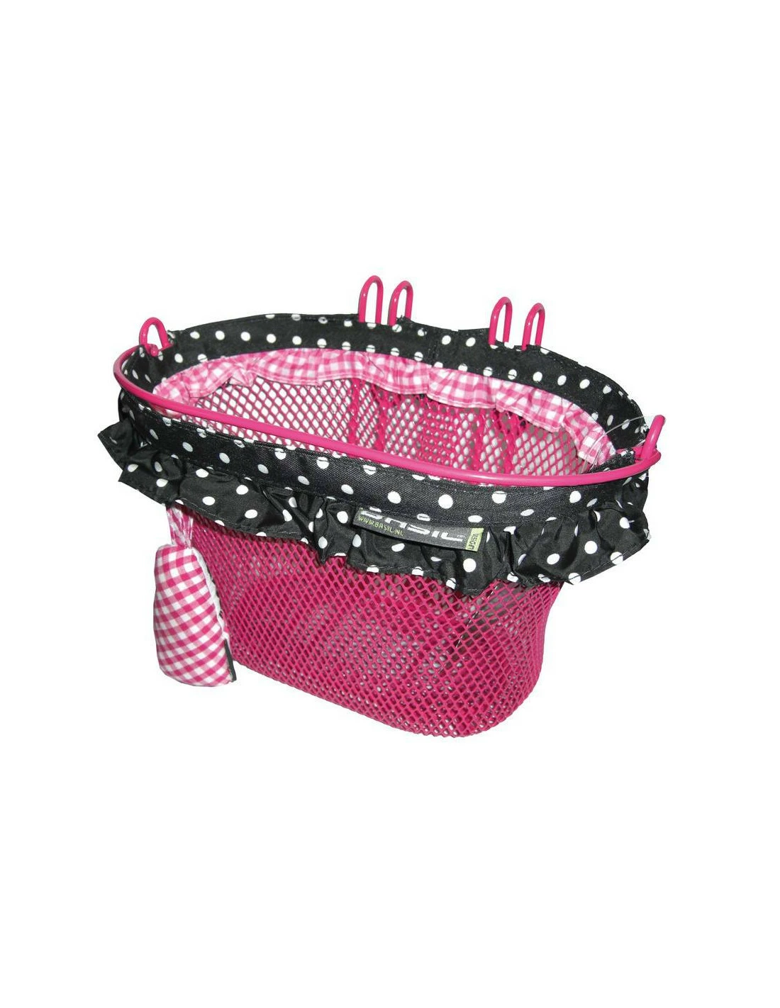 Cesto Delantero Niños BASIL Jasmin Baboushka Malla Acero Rosa/muñeca 28x20x18 Cm 3 Cesto Delantero Niños BASIL Jasmin Baboushka Malla Acero Rosa/muñeca 28x20x18 Cm