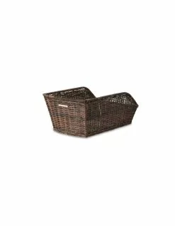 Cesto Trasero Basil Cento Mimbre 42X25X21 Cm Marron