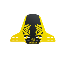 Guardabarros MUDWAR Rear - Endubikes -Bicicletas comercio mudguard mudwar rear plano amarillo turbo