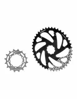 ON&OFF Piñón Onoff 42T+16T Negro Nrm